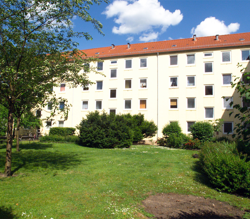 WHW von 1897 Wohnanlage: Auf dem K&ouml;nigslande 2-4c, Wiemannweg 2-8 und Lesserstra&szlig;e 2