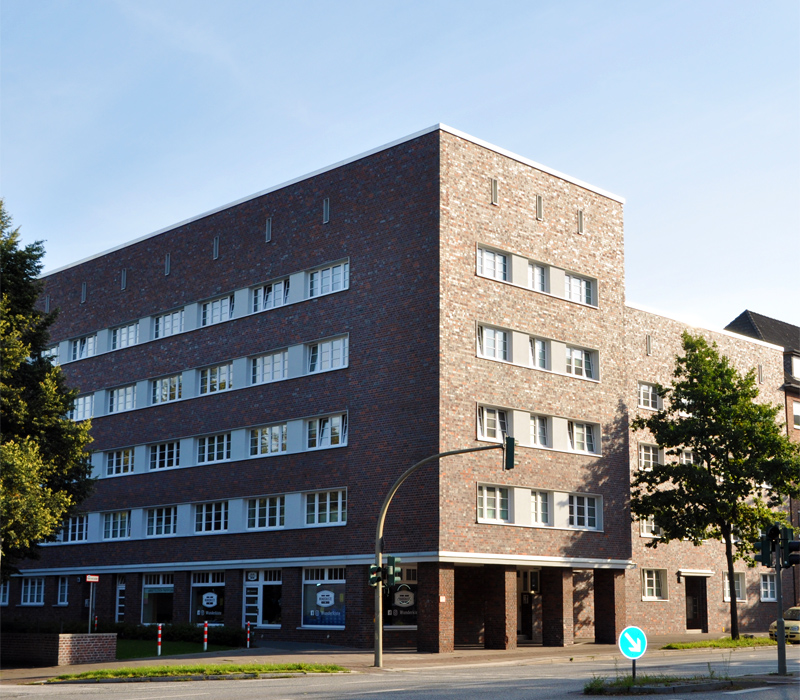 WHW von 1897 Wohnanlage: Holzm&uuml;hlenstra&szlig;e 93-101, Friedrich-Ebert-Damm 31-33 und 42-42a