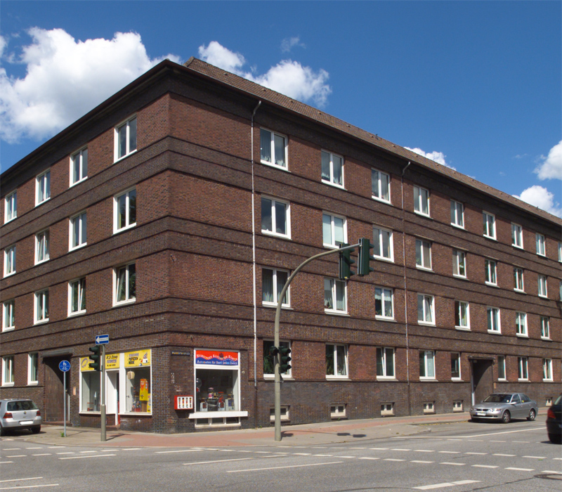 WHW von 1897 Wohnanlage: Wendemuthstra&szlig;e 79-83, Waldd&ouml;rferstra&szlig;e 72-74 und Behnkenkammer 1-5